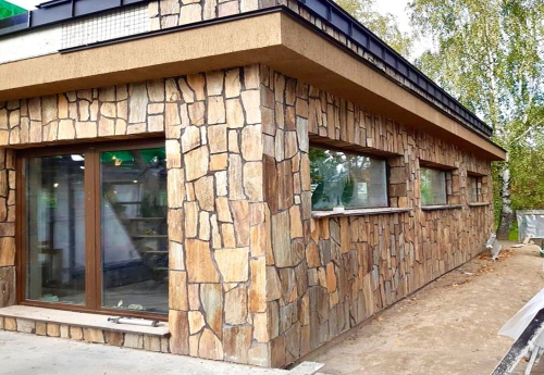 Плитняк кора дерева для фасада купить в Чердыни