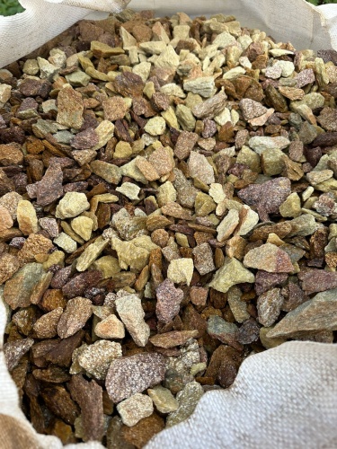 Златолит персиковый декоративная каменная крошка купить в Чердыни