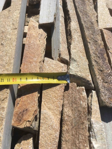 Горбушка златолит золотистый для облицовки купить в Чердыни