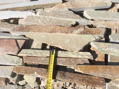 Горбушка златолит золотистый для облицовки купить в Чердыни