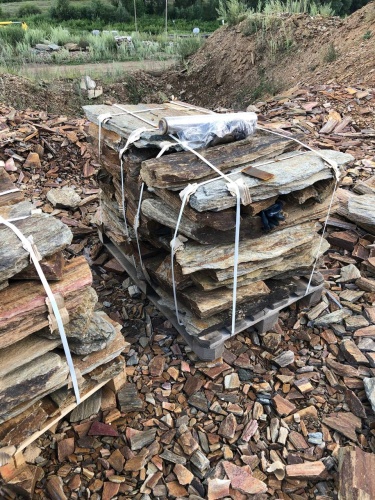 Плитняк кора дерева 50-100мм для пошаговых дорожек купить в Чердыни