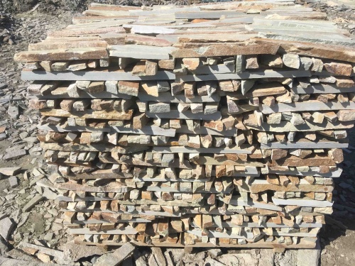 Горбушка златолит золотистый для облицовки купить в Чердыни