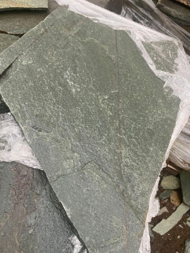 Плитняк златолит зелёный для цоколя, отмостки купить в Чердыни