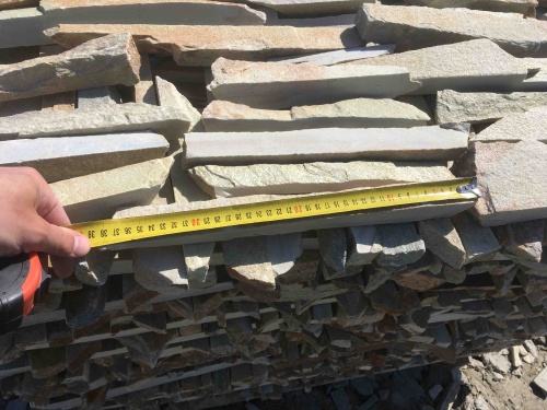 Горбушка златолит золотистый для облицовки купить в Чердыни