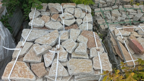 Гранитный плитняк галтованный для парковки купить в Чердыни