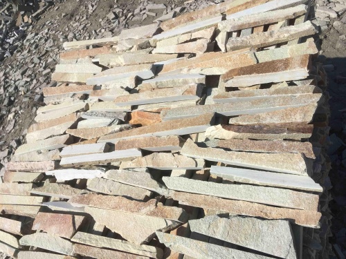 Горбушка златолит золотистый для облицовки купить в Чердыни